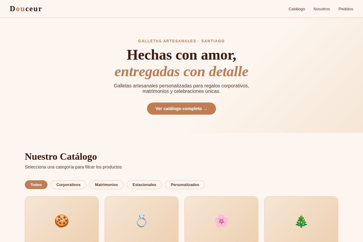 Sitio para pastelería — Douceur